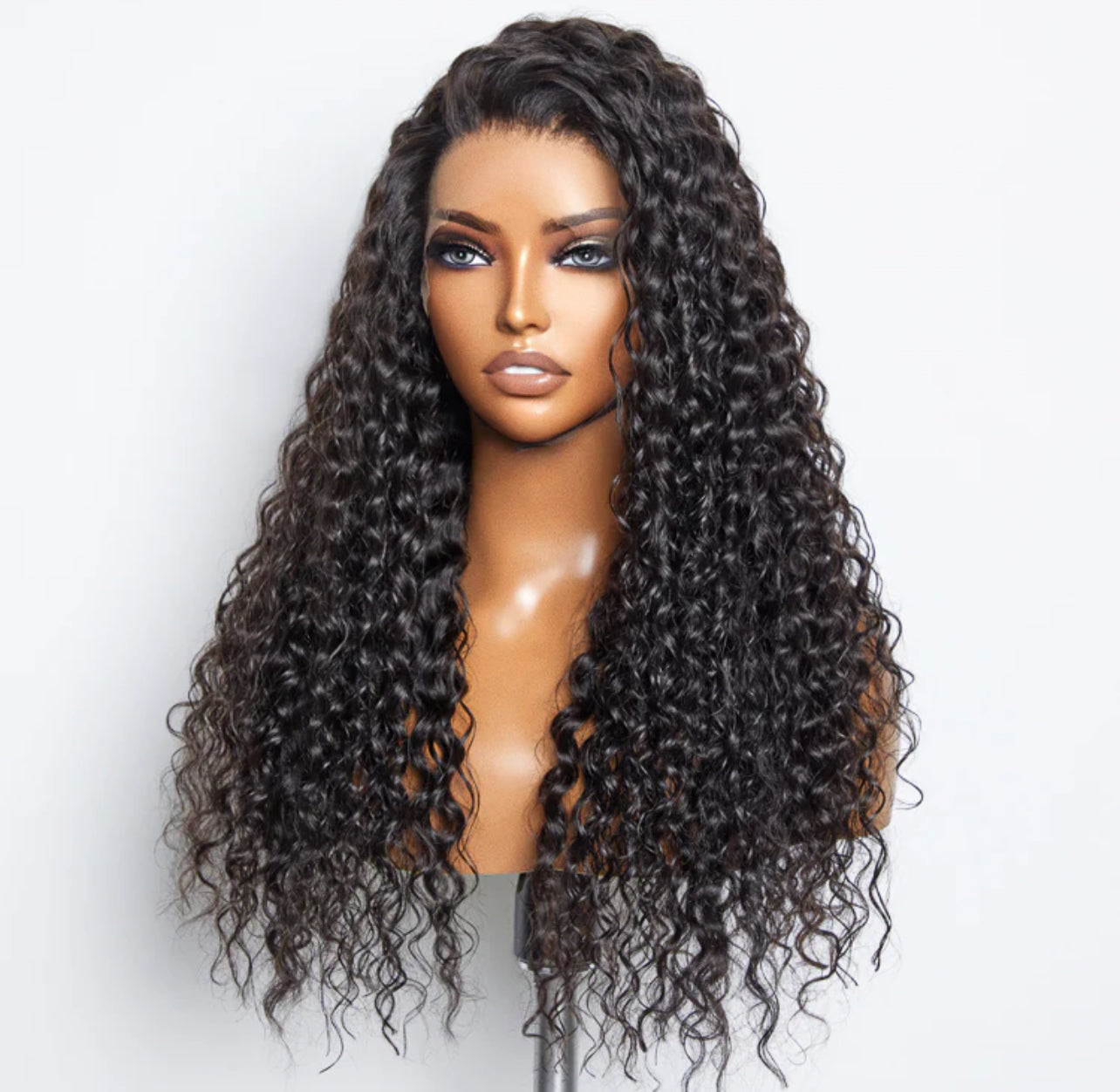 18 Inches Water Wave Glue-Less Lace Front