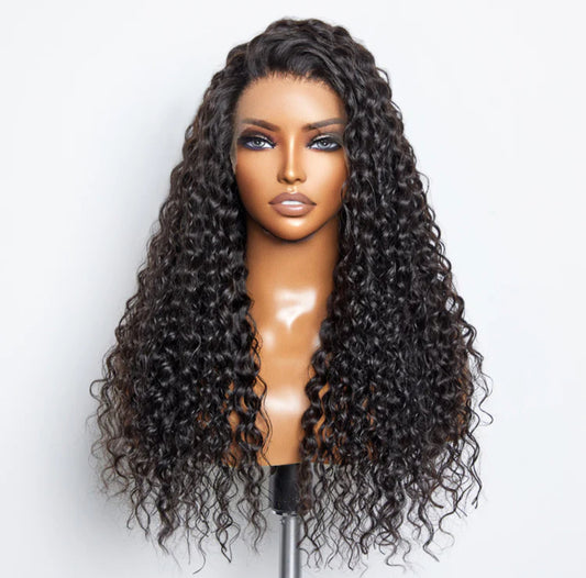 18 Inches Water Wave Glue-Less Lace Front